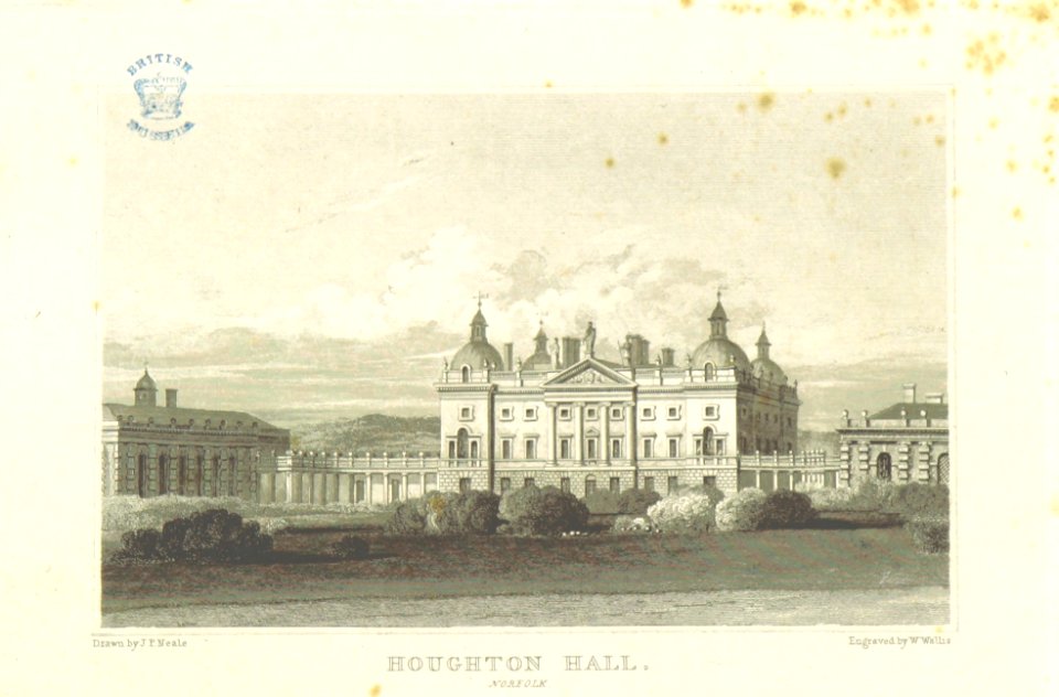 Neale(1818) p3.044 - Houghton Hall, Norfolk