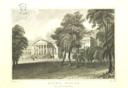 Neale(1818) p1.122 - Stowe House, Buckinghamshire