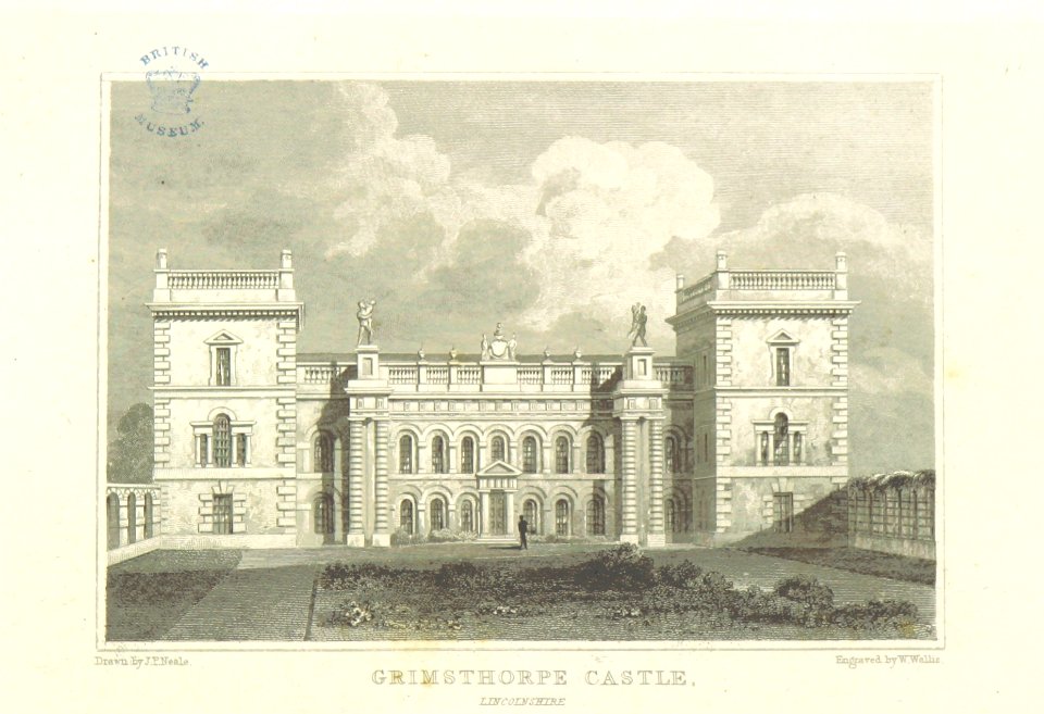 Neale(1818) p2.282 - Grimsthorpe Castle, Lincolnshire
