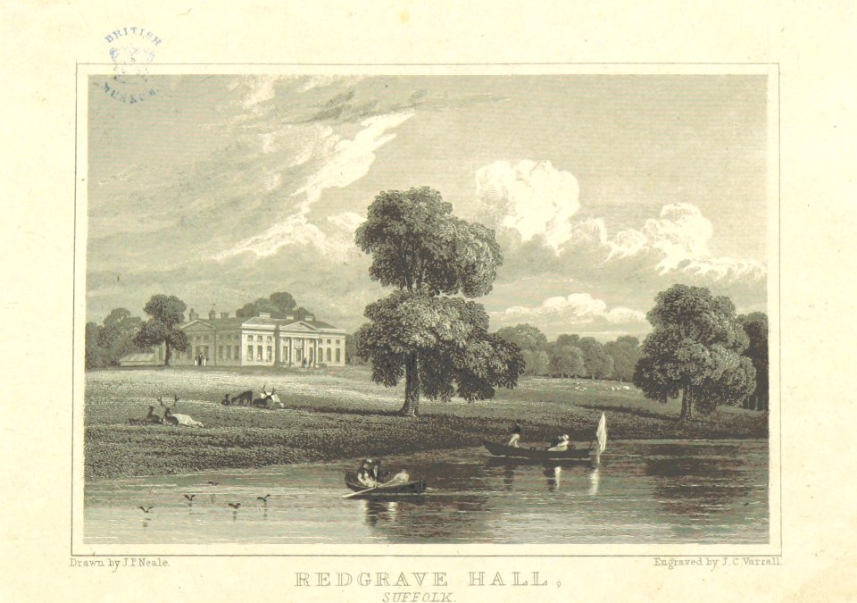Neale(1818) p4.126 - Redgrave Hall, Suffolk