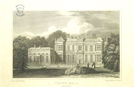 Neale(1818) p1.148 - Crewe Hall, Cheshire