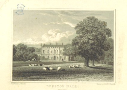 Neale(1818) p3.016 - Beeston Hall, Norfolk
