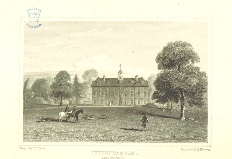 Neale(1818) p2.154 - Tyttenhanger, Hertfordshire