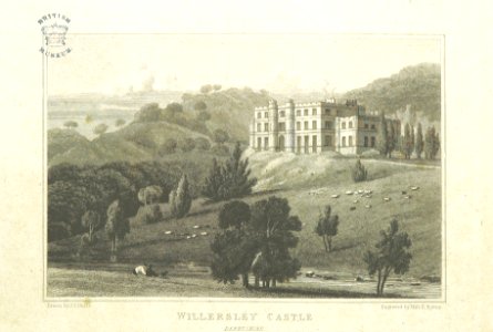 Neale(1818) p1.196 - Willersley Castle, Derbyshire