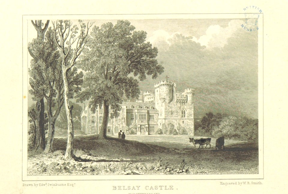 Neale(1818) p3.192 - Belsay Castle, Northumberland