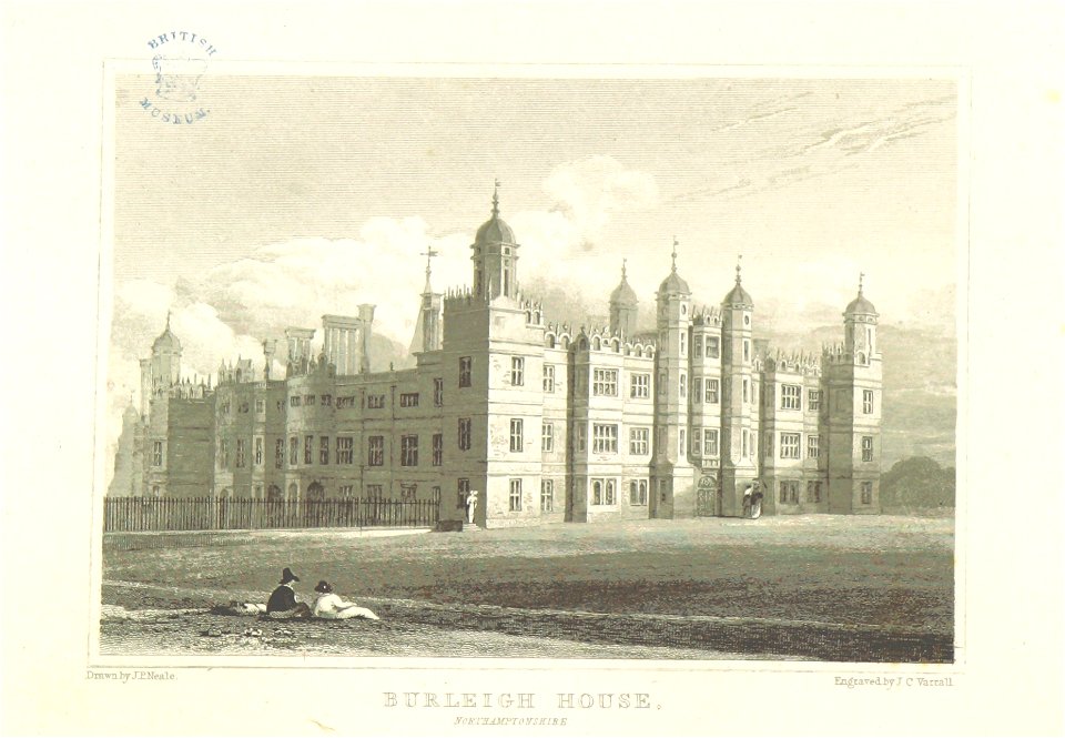 Neale(1818) p3.128 - Burleigh House, Lincolnshire