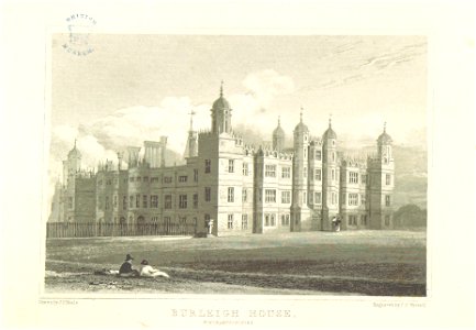 Neale(1818) p3.128 - Burleigh House, Lincolnshire