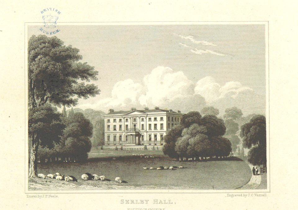 Neale(1818) p3.216 - Serlby Hall, Nottinghamshire