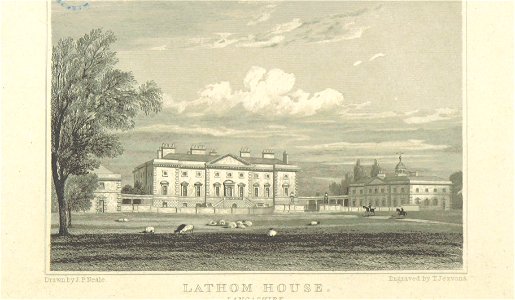 Neale(1818) p2.226 - Lathom House, Lancashire