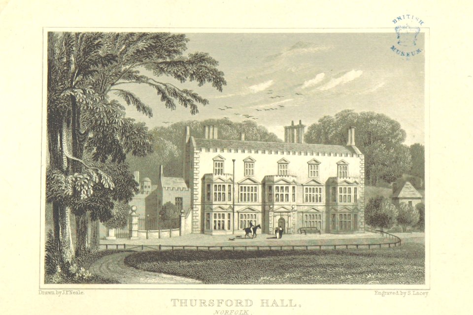 Neale(1818) p3.094 - Thursford Hall, Norfolk