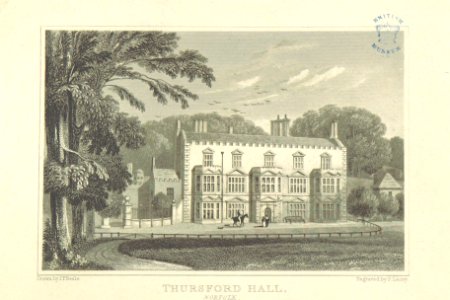 Neale(1818) p3.094 - Thursford Hall, Norfolk
