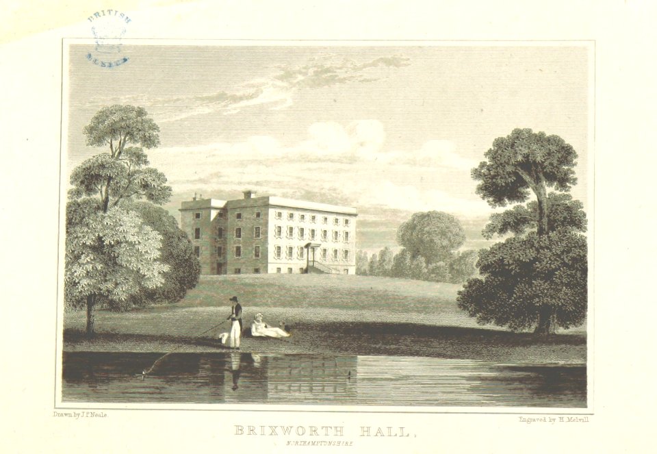 Neale(1818) p3.124 - Brixworth Hall, Northamptonshire
