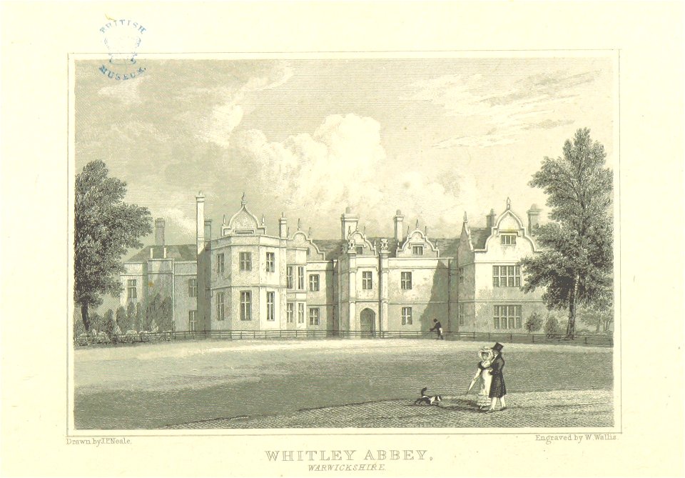 Neale(1818) p4.296 - Whitley Abbey, Warwickshire