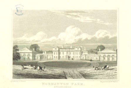 Neale(1818) p3.304 - Normanton Park, Rutlandshire