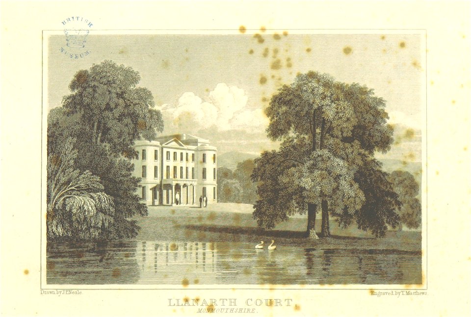 Neale(1818) p2.298 - Llanarth Court, Monmouthshire