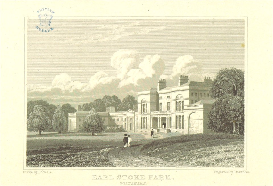 Neale(1818) p5.028 - Earl Stoke Park, Wiltshire