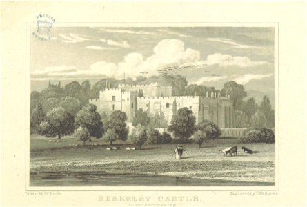 Neale(1818) p2.028 - Berkeley Castle, Gloucestershire