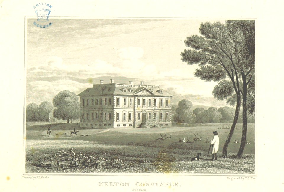 Neale(1818) p3.058 - Melton Constable, Norfolk