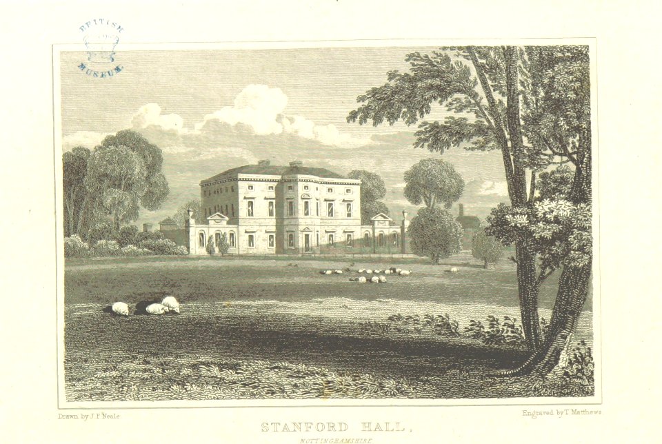 Neale(1818) p3.220 - Stanford Hall, Nottinghamshire