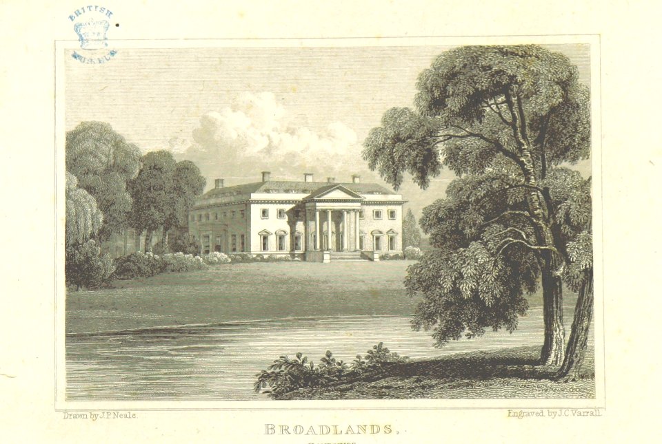 Neale(1818) p2.052 - Broadlands, Hampshire