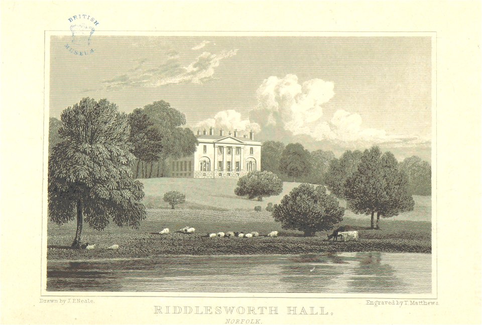 Neale(1818) p3.086 - Riddlesworth Hall, Norfolk