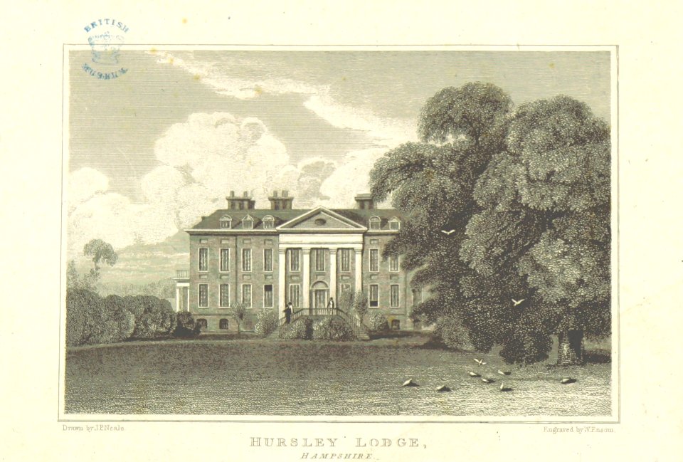 Neale(1818) p2.078 - Hursley Lodge, Hampshire
