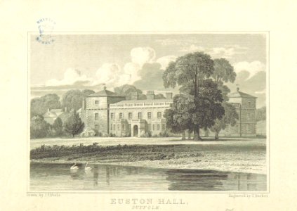 Neale(1818) p4.090 - Euston Hall, Suffolk