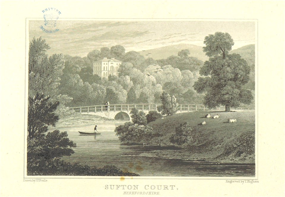 Neale(1818) p2.102 - Sufton Court, Herefordshire