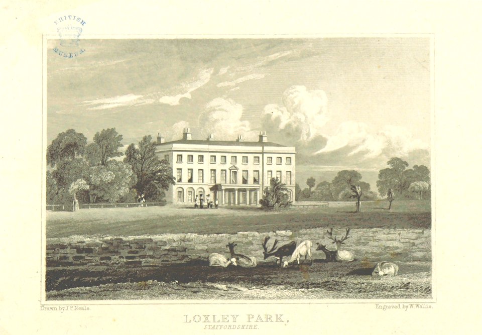 Neale(1818) p4.044 - Loxley Park, Staffordshire