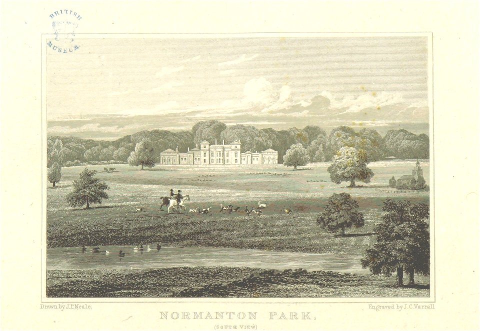 Neale(1818) p3.306 - Normanton Park (South View)