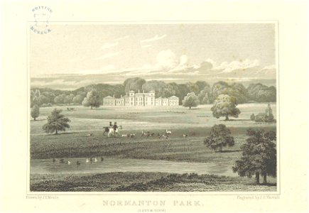 Neale(1818) p3.306 - Normanton Park (South View)