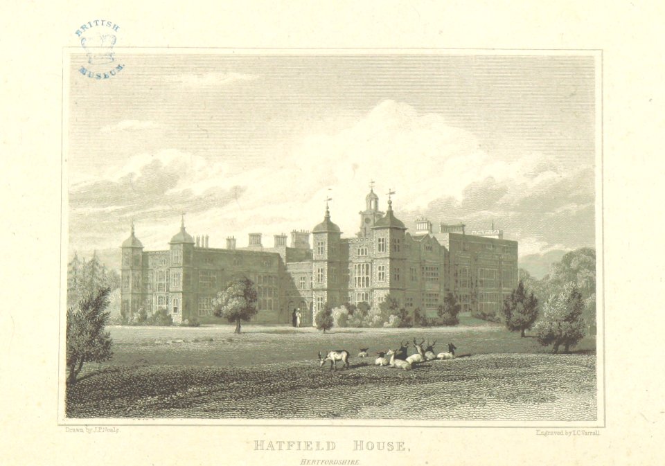 Neale(1818) p2.126 - Hatfield House, Hertfordshire