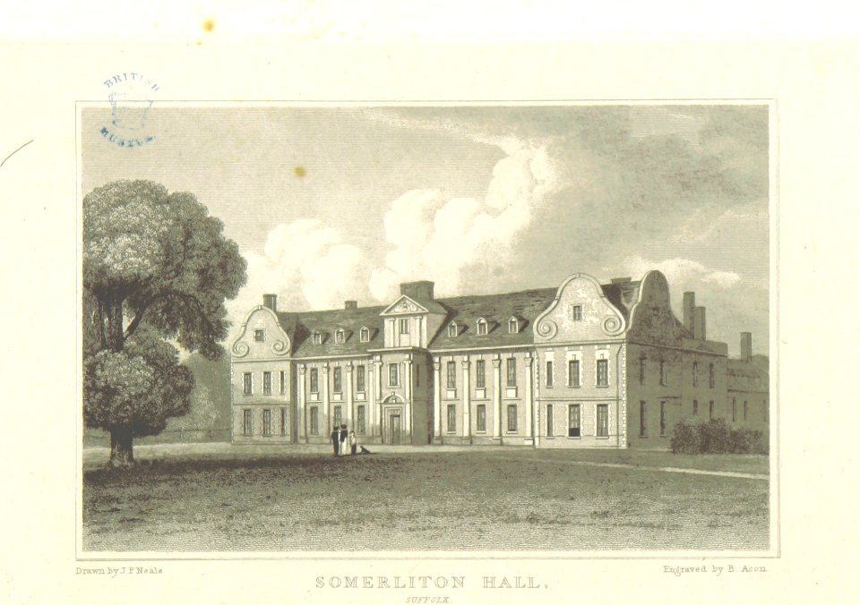 Neale(1818) p4.138 - Somerliton Hall, Suffolk