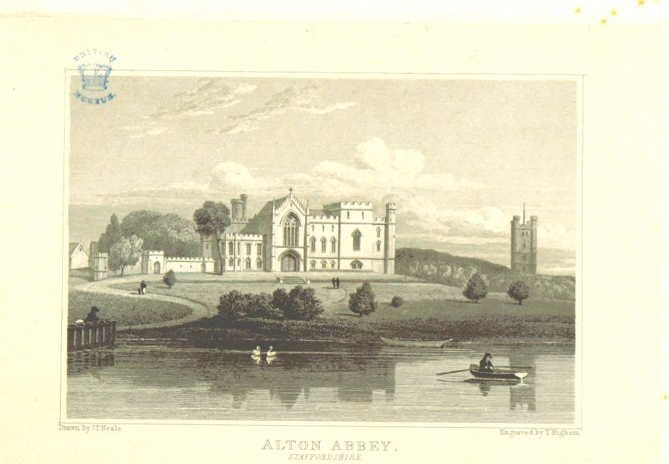 Neale(1818) p4.016 - Alton Abbey, Staffordshire