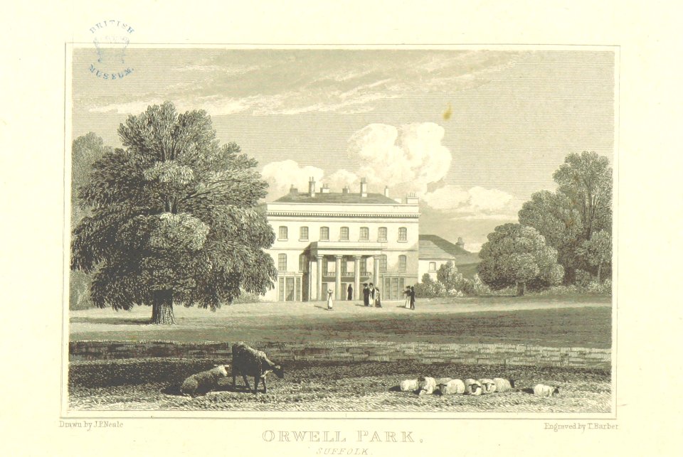Neale(1818) p4.122 - Orwell Park, Suffolk