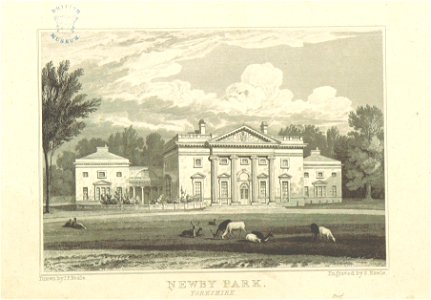 Neale(1818) p5.204 - Newby Park, Yorkshire