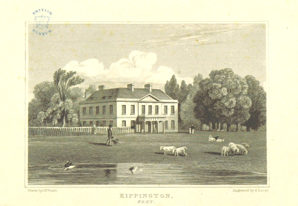 Neale(1818) p2.200 - Kippington, Kent
