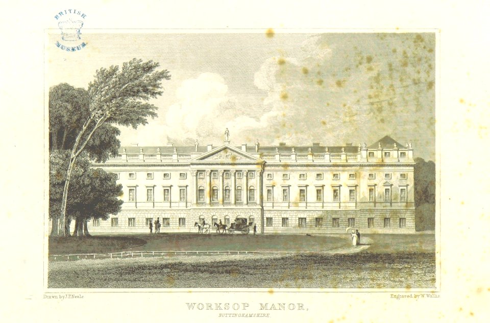 Neale(1818) p3.236 - Worksop Manor, Nottinghamshire