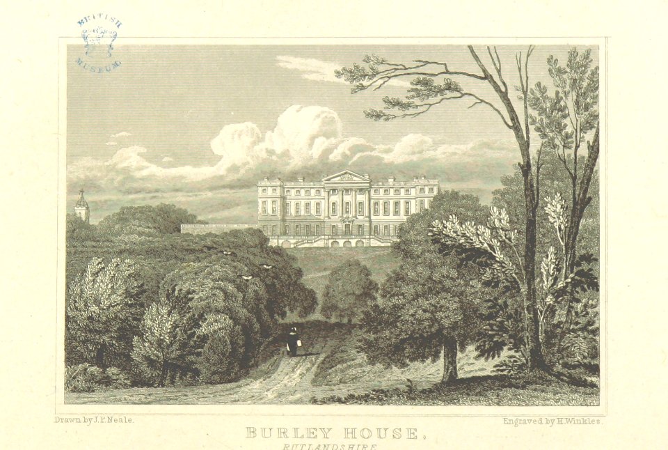 Neale(1818) p3.300 - Burley House, Rutlandshire
