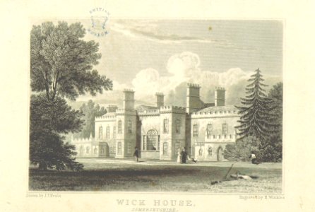 Neale(1818) p3.322 - Wick House, Somersetshire