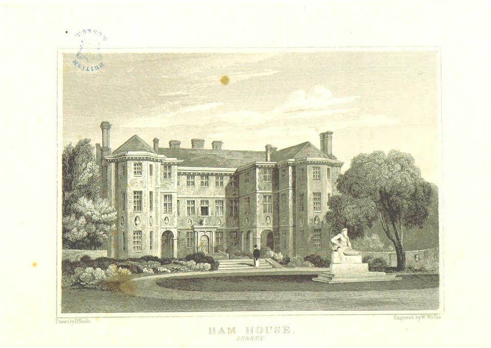 Neale(1818) p4.166 - Ham House, Surrey