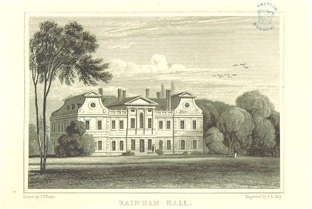 Neale(1818) p3.082 - Rainham Hall, Norfolk