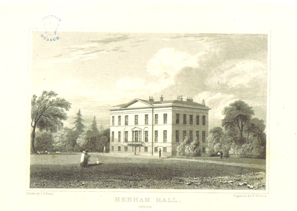 Neale(1818) p4.110 - Henham Hall, Suffolk