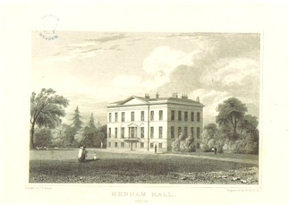 Neale(1818) p4.110 - Henham Hall, Suffolk