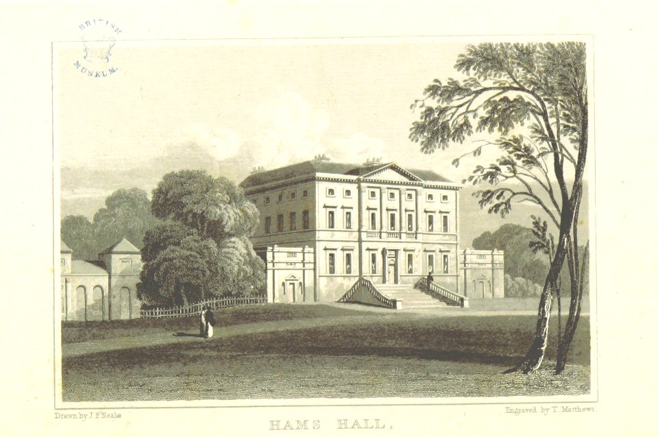 Neale(1818) p4.264 - Hams Hall, Warwickshire
