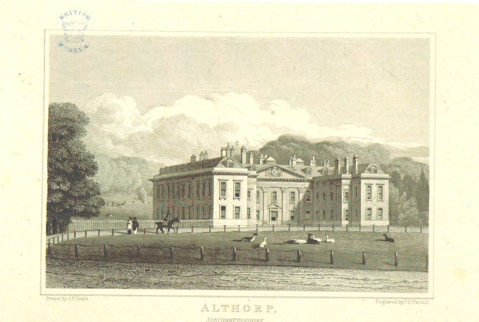 Neale(1818) p3.110 - Althorp, Northamptonshire