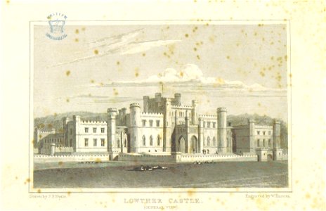 Neale(1818) p5.018 - Lowther Castle (general view)