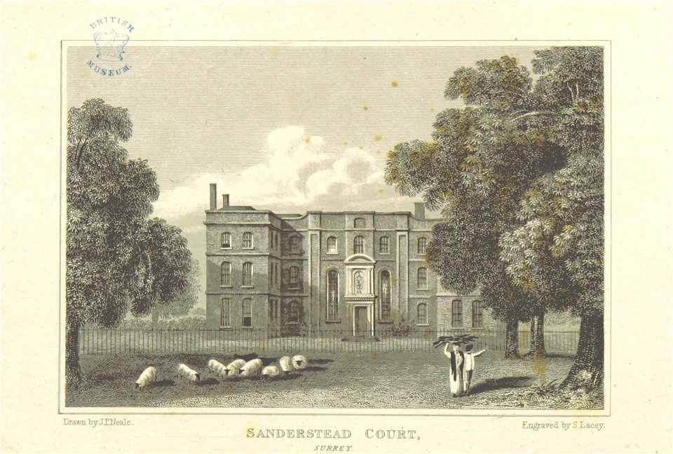 Neale(1818) p4.182 - Sanderstead Court, Surrey