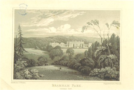 Neale(1818) p5.128 - Bramham Park (general view)