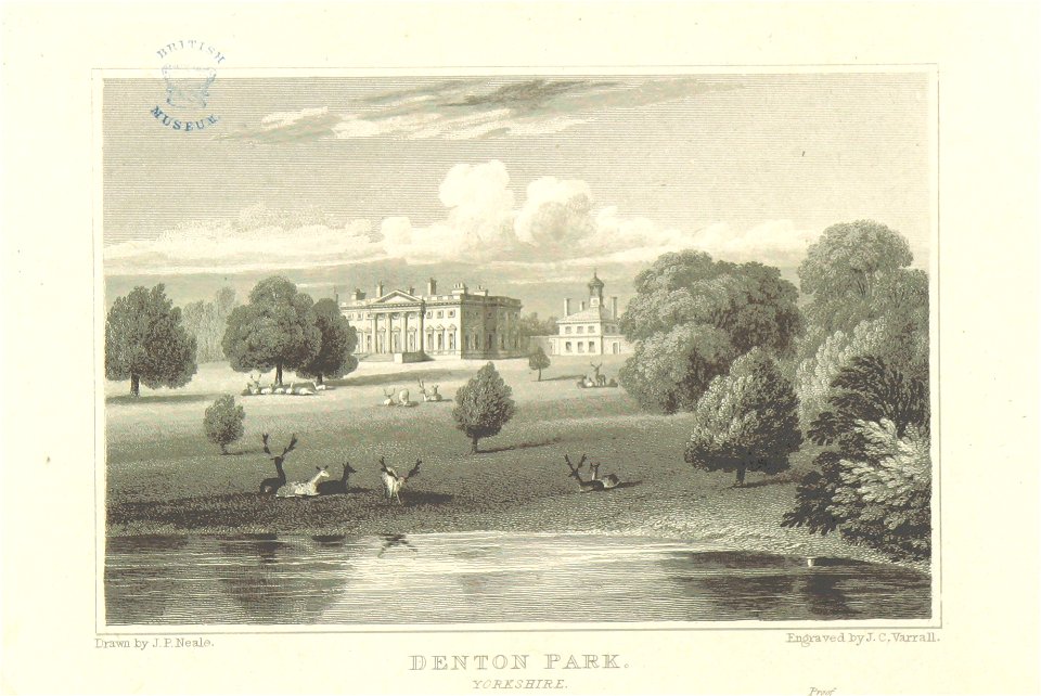 Neale(1818) p5.154 - Denton Park, Yorkshire